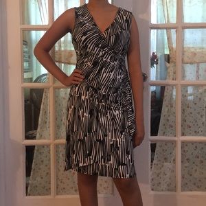 Zebra color Semi-Formal Dress